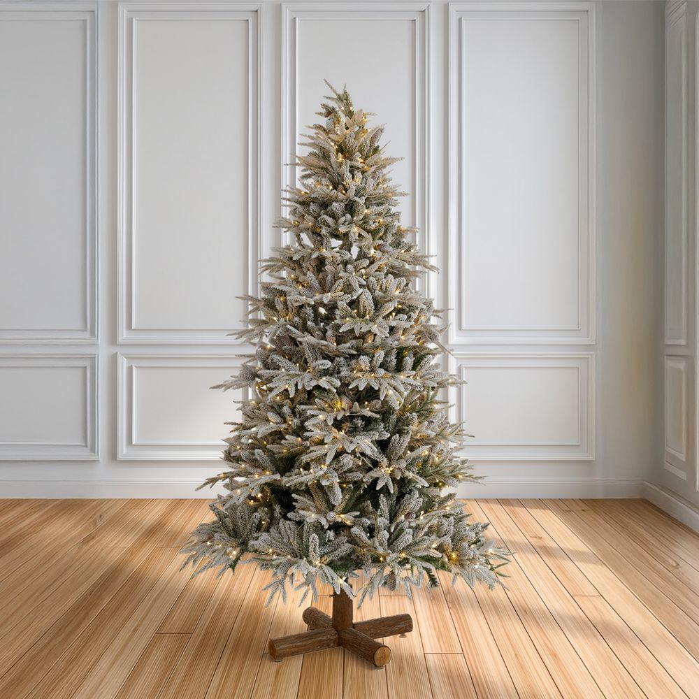 ΔΕΝΔΡΟ PRE LIT SNOWY JERSEY PINE 240ΕΚ ΜΕ 1000 LED ΘΕΡΜΟ ΛΕΥΚΟ AND ΠΟΛΥΧΡΩΜΑ