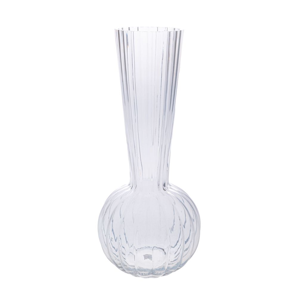 ΔΙΑΦΑΝΟ ΓΥΑΛΙΝΟ ΒΑΖΟ ΜΕ ΨΗΛΟ ΛΑΙΜΟ Φ12Χ25ΕΚ