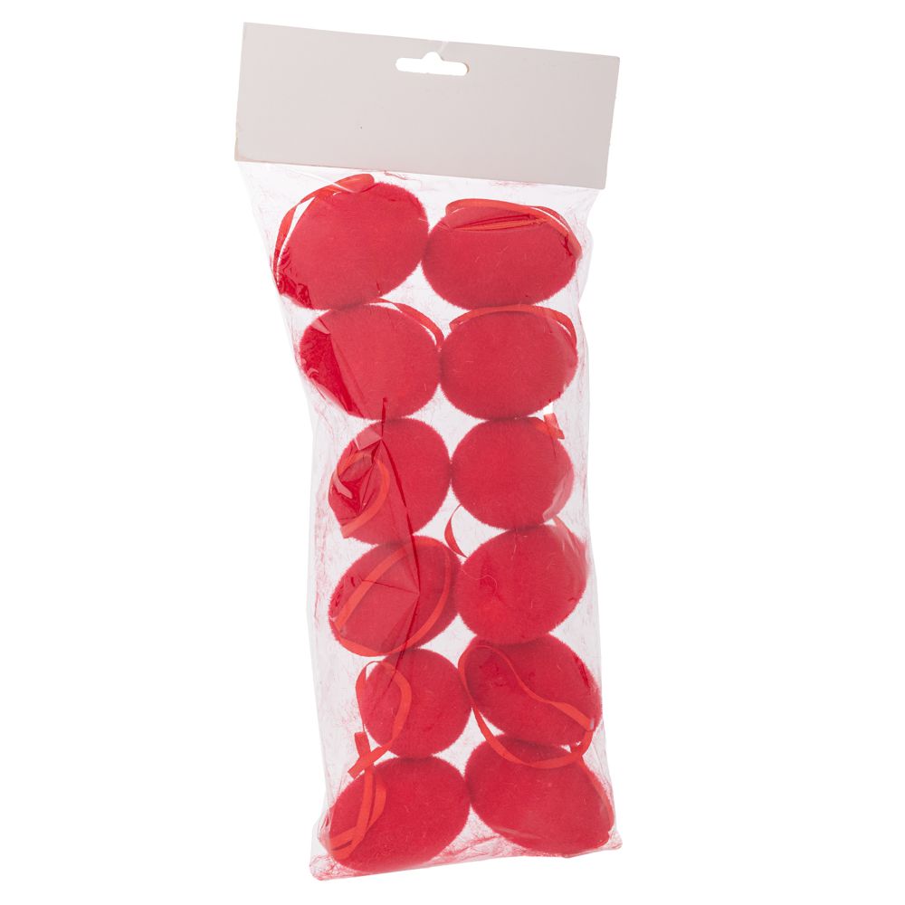 ΣΕΤ 12 ΚΟΚΚΙΝΑ ΚΡΕΜΑΣΤΑ ΧΝΟΥΔΩΤΑ ΑΥΓΑ Φ4Χ6ΕΚ