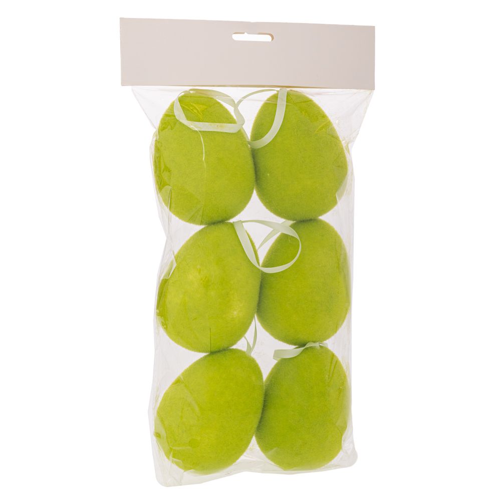 ΣΕΤ 6 ΠΡΑΣΙΝΑ ΚΡΕΜΑΣΤΑ ΧΝΟΥΔΩΤΑ ΑΥΓΑ Φ7Χ10ΕΚ