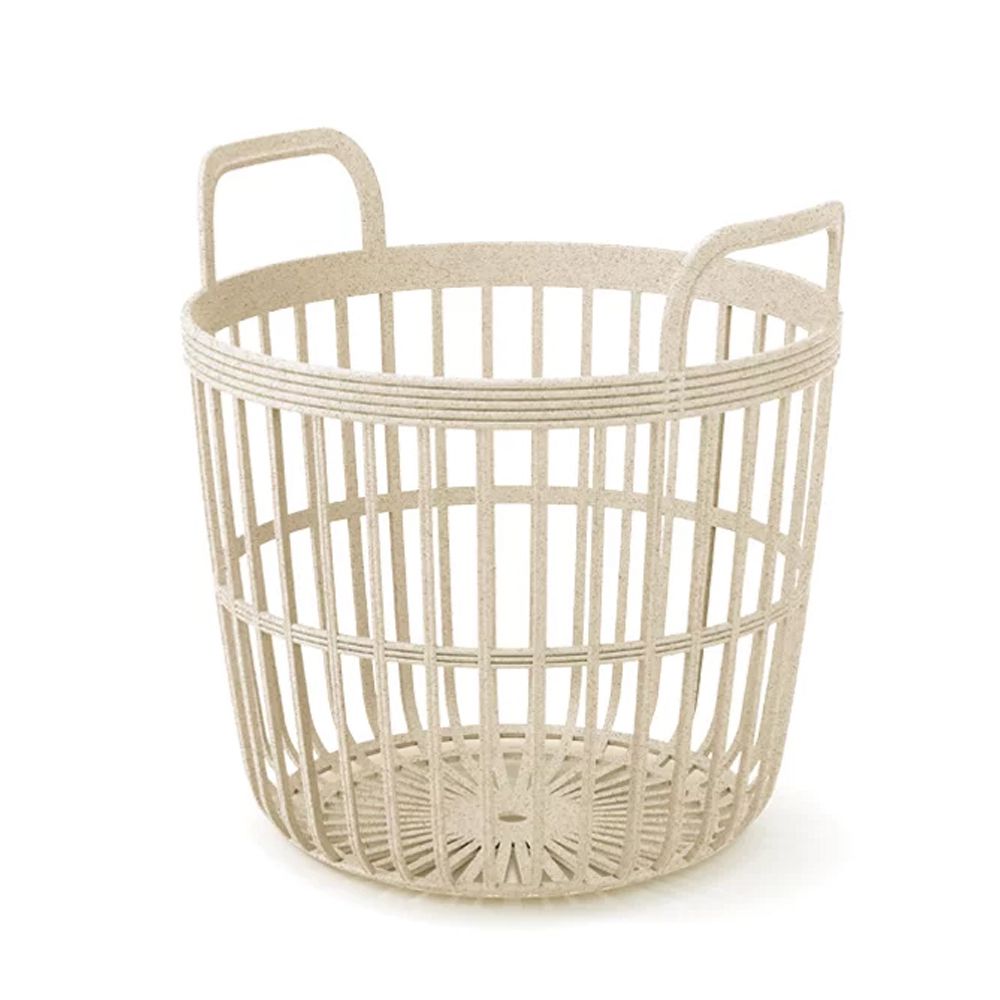ZOE BASKET ECO WOOD ΚΡΕΜ ΠΛΑΣΤΙΚΟ ΚΑΛΑΘΙ Φ36Χ36ΕΚ