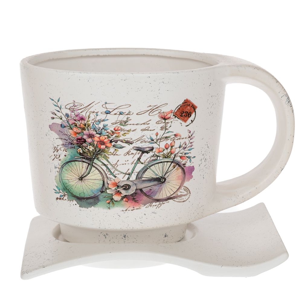 ΚΕΡΑΜΙΚΟ ΚΑΣΠΩ ΦΛΥΤΖΑΝΙ ΜΕ ΠΟΔΗΛΑΤΟ 23Χ17Χ16ΕΚ