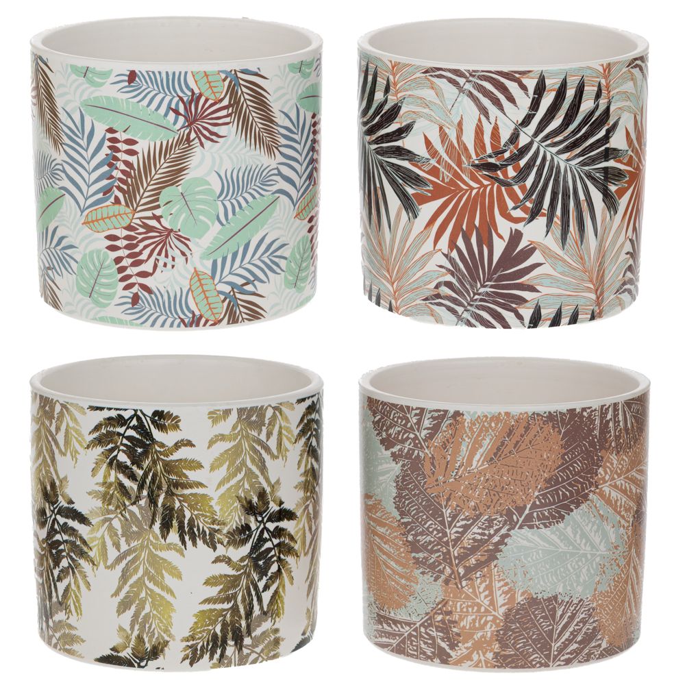 ΚΕΡΑΜΙΚΟ ΚΑΣΠΩ ΜΕ ΠΡΑΣΙΝΑ ΦΥΛΛΑ 13Χ13Χ12ΕΚ 4 ΧΡΩΜΑΤΑ