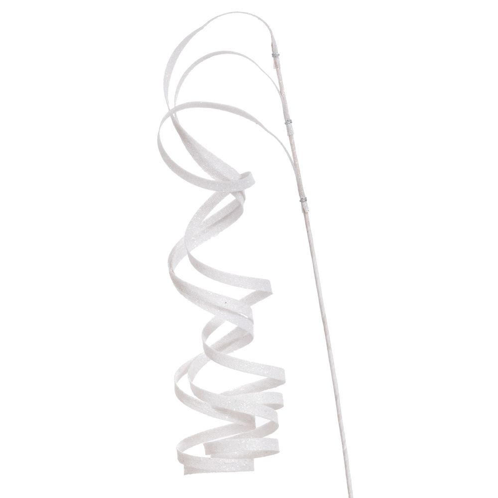 ΛΕΥΚΟ GLITTER TWISTED ΚΛΑΔΙ 114ΕΚ