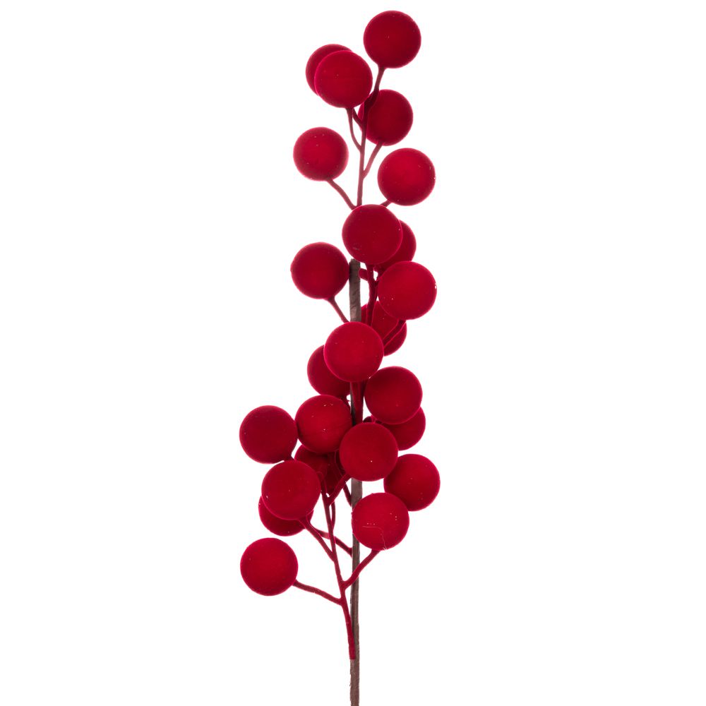 ΒΕΛΟΥΔΙΝΟ ΚΛΑΔΙ ΜΕ ΚΟΚΚΙΝΑ BERRIES 52ΕΚ