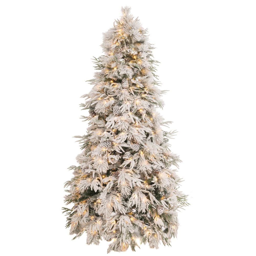 ΔΕΝΤΡΟ PRE-LIT SNOWY WONDERLAND 240ΕΚ (PE) ΜΕ 450 LED ΛΕΥΚΑ ΖΕΣΤΑ ΛΑΜΠΑΚΙΑ 8 ΠΡΟΓΡΑΜΜΑΤΩΝ (PE)
