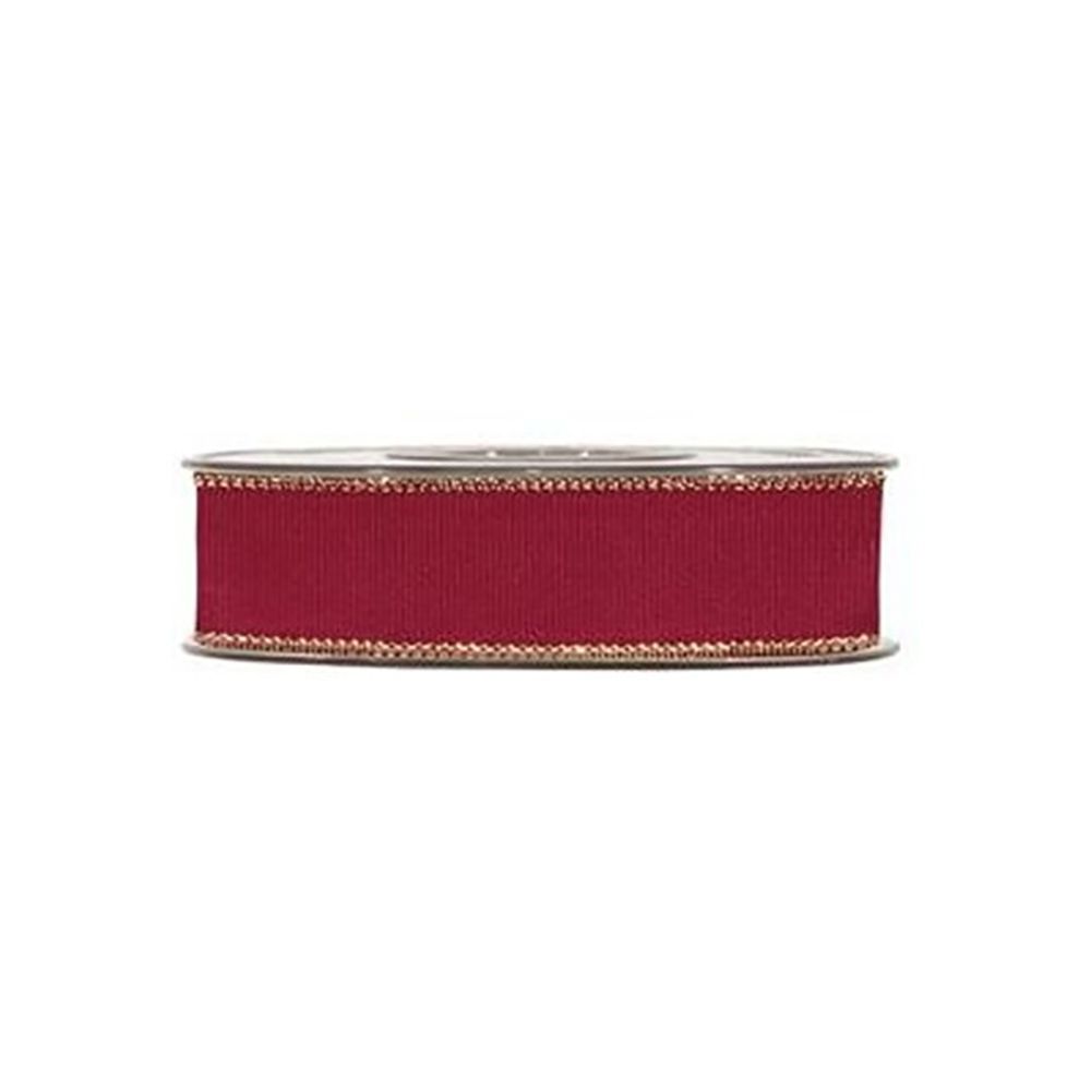 ΚΟΡΔΕΛΑ GROS GRAIN GOLD LINE 25MM X 20M ΜΠΟΡΝΤΟ