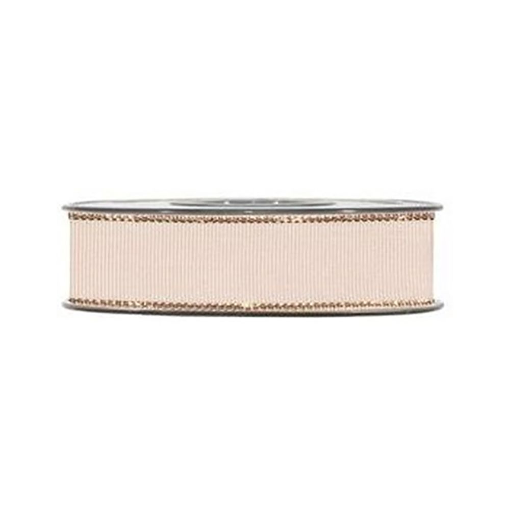 ΚΟΡΔΕΛΑ GROS GRAIN GOLD LINE 25MM X 20M ΜΠΕΖ