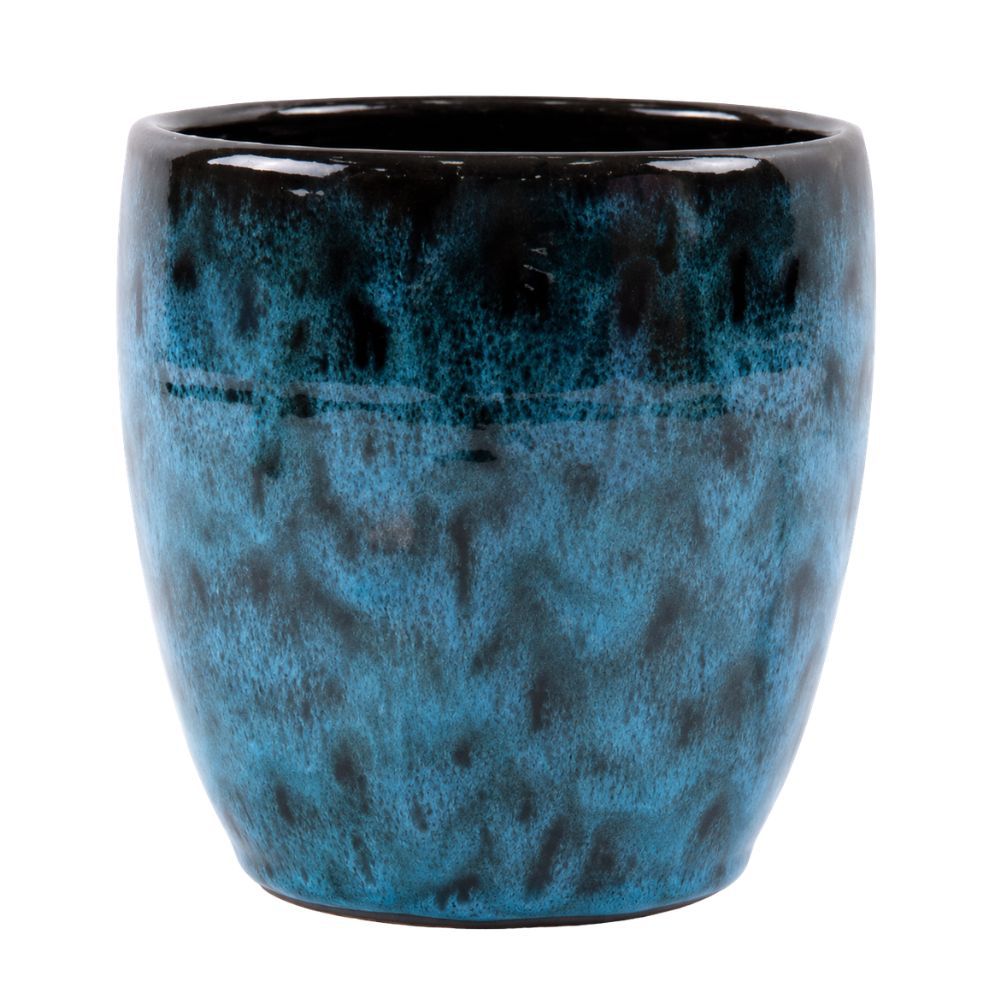 ΜΠΛΕ ΚΕΡΑΜΙΚΟ ΚΑΣΠΩ ΜΕ ΕΦΕ DRIP GLAZE Φ15,5Χ15,5ΕΚ