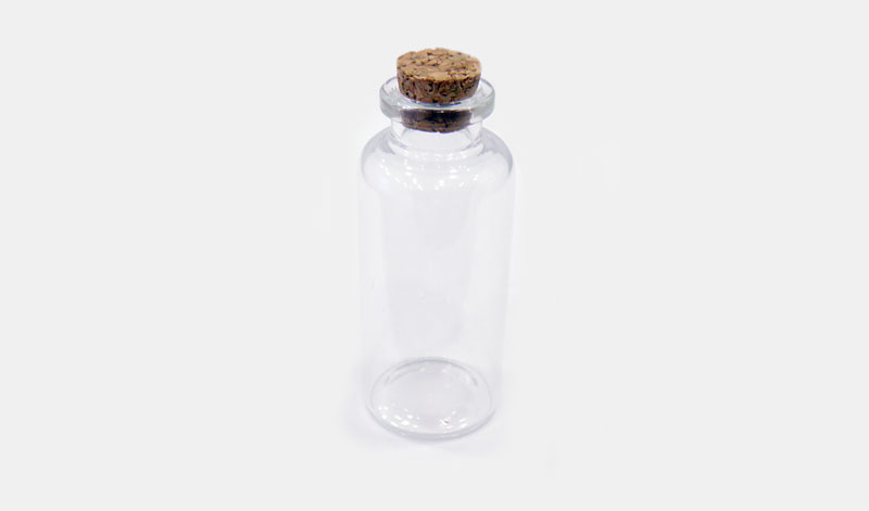 0503116.jpg Μπουκαλάκι μίνι 15ml με φελλό 64mm x 29mm