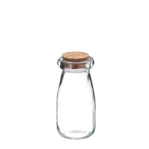 Μπουκάλι 100ml με φελλό 9.5cm x 4.4cm