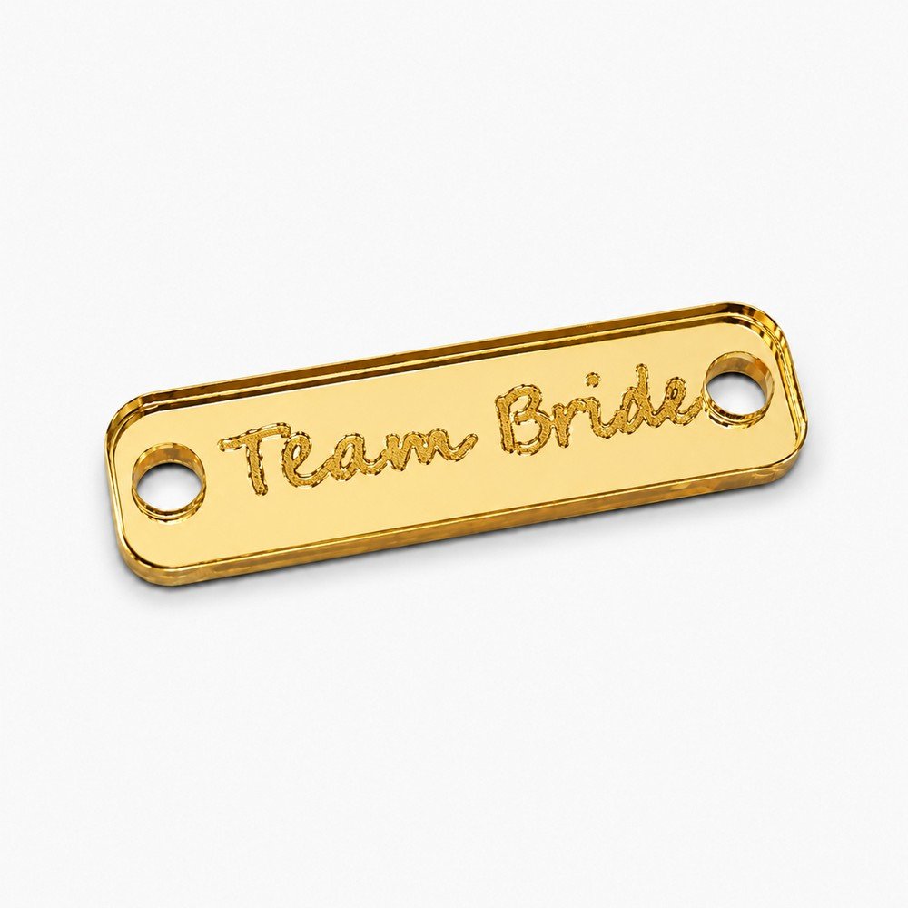 Πλέξι ταυτότητα «Team Bride» 3.5x1εκ